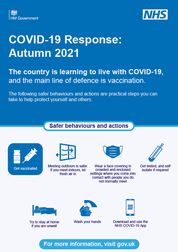 Covid 19 - Autumn Response Poster 