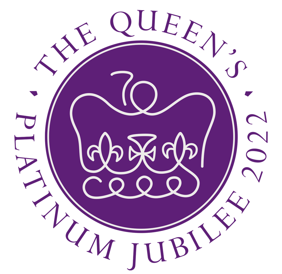 Queen's Plaitnum Jubilee Emblam 